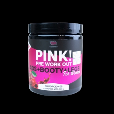 PRE WORKOUT ABS + BOOTY + LEGS for Women Sabor Cereza